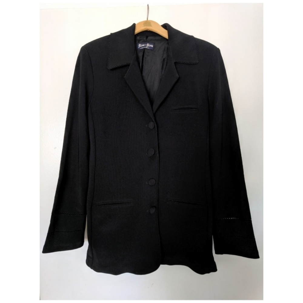 Bisou Bisou Laser Cut Mid-length Dress Coat sz 10 - Picture 2 of 7